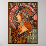 Affiche/copie : Mucha - "Savonnerie de Bagnolet "