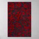 Affiche/copie sanglantes de ~ de fleurs