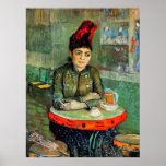 Affiche/copie : Van Gogh - femme en café