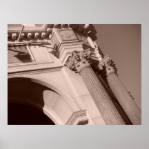 Affiche corinthienne de colonne