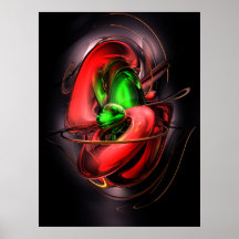 Affiche cramoisie d'abrégé sur affection