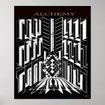 Affiche d'alchimie