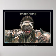 Affiche d'amusement de chiot de Coup-chanteur du c