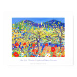 Affiche d'art : Cerises, pavots et marguerites Pro posters
