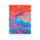 Affiche d'art : Coucher du soleil hardi, Villefran posters