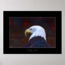Affiche d'art d'AURA d'EAGLE