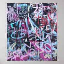 Affiche d'art de graffiti