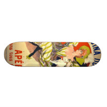 Affiche d'art de Jules Cheret Skateboard