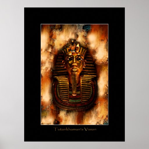 Affiche d'art de la VISION de TUTANKHAMUN