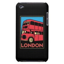 affiche d'art déco de Londres Westminster Angleter Coque iPod Case-Mate
