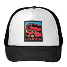 affiche d'art déco de Londres Westminster Angleter Casquette De Camionneur