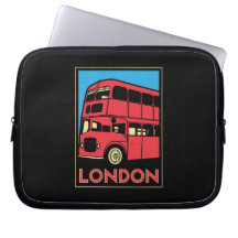 affiche d'art déco de Londres Westminster Angleter Housse Pour Ordinateur Portable