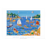 Affiche d'art : Dimanche naviguant Fowey par le ti posters