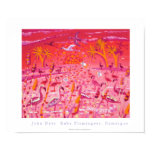 Affiche d'art : Flamants rouges, Camargue, France posters