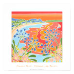 Affiche d'art : Miroiter le coucher du soleil, Tre posters