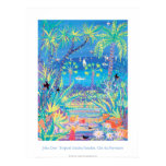 Affiche d'art : Paradis tropical de jardin, d'Azur posters