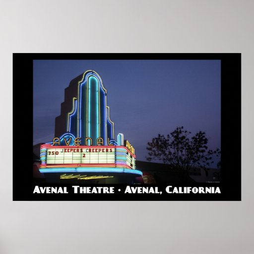Affiche d'Avenal Theatre11x17