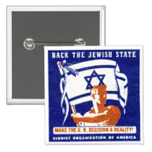 Affiche de 1947 Sionistes Badges