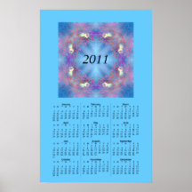 Affiche de 2011 calendriers - diamant bleu