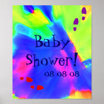 Affiche de "baby shower" - personnalisable