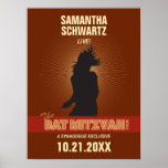 Affiche de bat mitzvah de vedette du rock