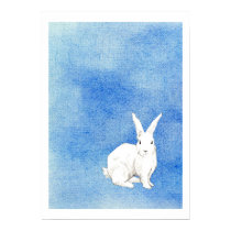 Affiche de bleu de lapin posters