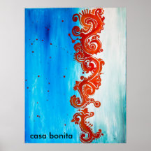 affiche de bonita de maison