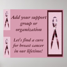Affiche de cancer du sein