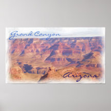 Affiche de canyon grand