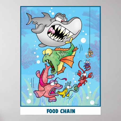 Affiche de chaîne alimentaire