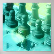 Affiche de champion d'échecs