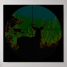 Affiche de chasseur de nuit