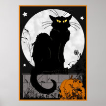 Affiche "de chat noir"