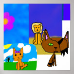 affiche de chat