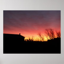 Affiche de ciel du feu