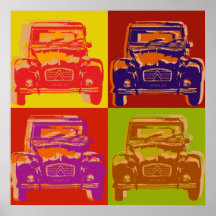 Affiche de Citroen 2cv