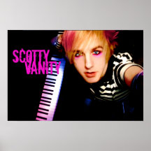 Affiche de claviers de vanité de Scotty