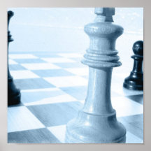 Affiche de conception d'échecs