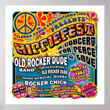 Affiche de concert de Hippiefest