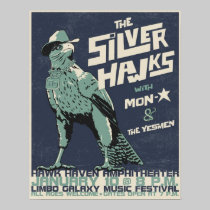 affiche de concert de S-faucons - affligée posters