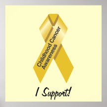 Affiche de conscience de Cancer d'enfance