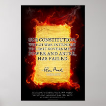 Affiche de constitution de Ron Paul