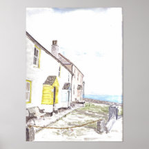 Affiche "de cottages de Quay"