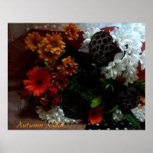 Affiche de couleur d'automne