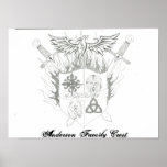 Affiche de crête de famille d'Anderson