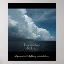 Affiche De-De motivation 2 de nuages