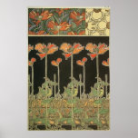 Affiche de Decoratifs de ~ d'Alphonse Maria Mucha