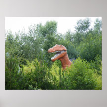 Affiche de dinosaure de piaulement