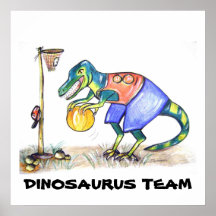 Affiche de dinosaure