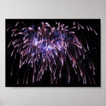 Affiche de feu d'artifice